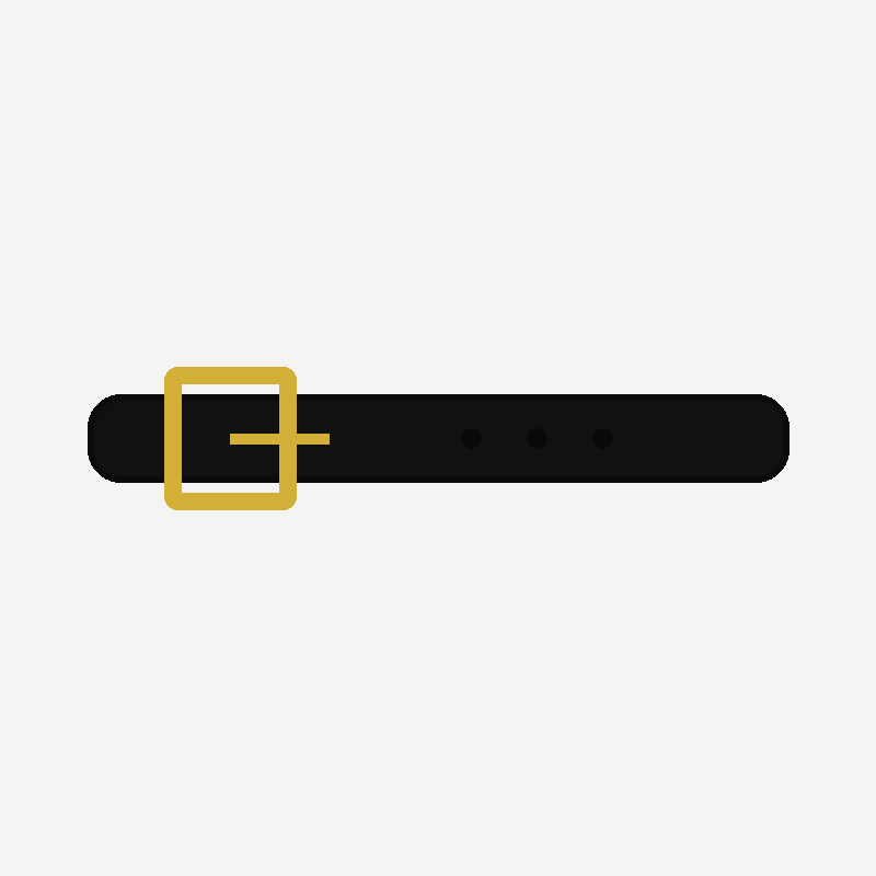 Dress Belt (Black, 32)