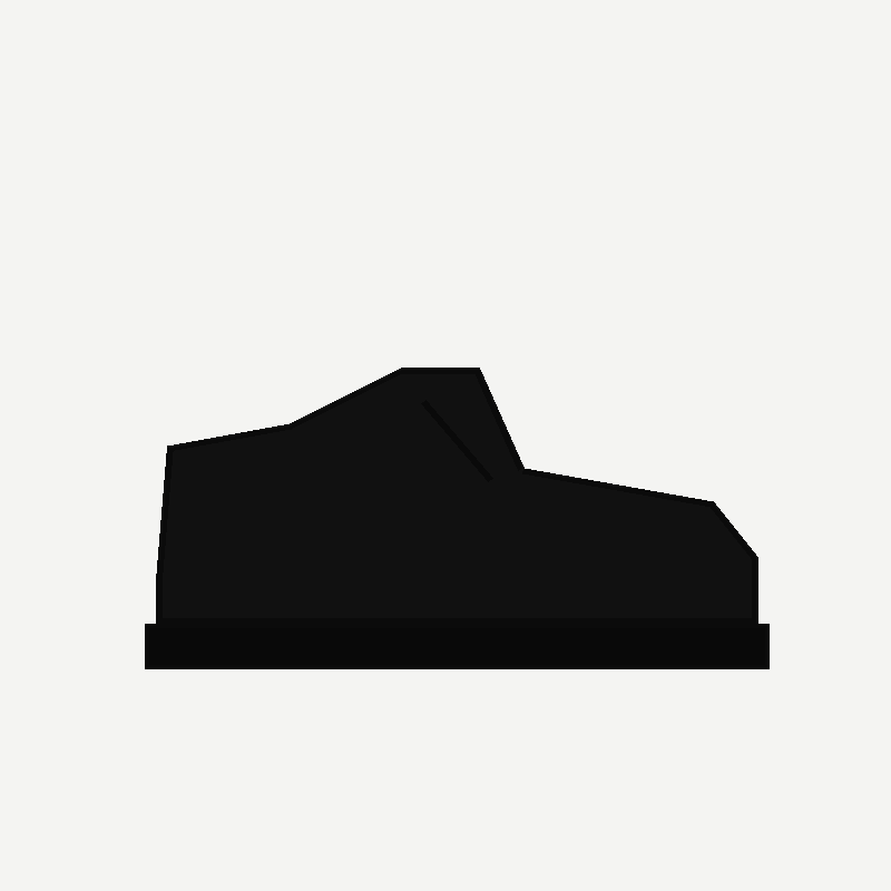 Leather Derbies (Black, 7)